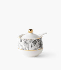 Fleur de Soir Sugar Bowl w/ Spoon