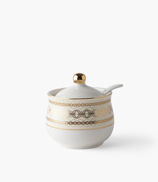 Marayah Pearl Sugar Bowl w/ Spoon