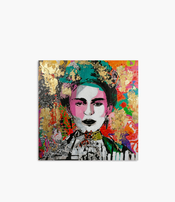 Street Art Canvas Painting - Frida