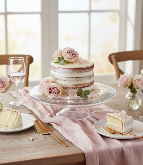 Palace Chic Footed plate and Dome 24cm