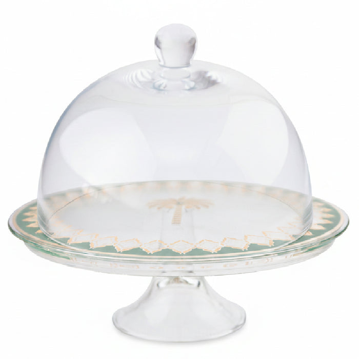 Palm Footed plate and Dome 32cm