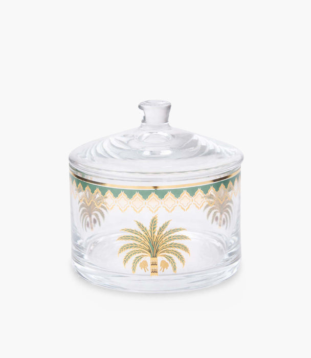 Palm Small Candy box with cover 13cm