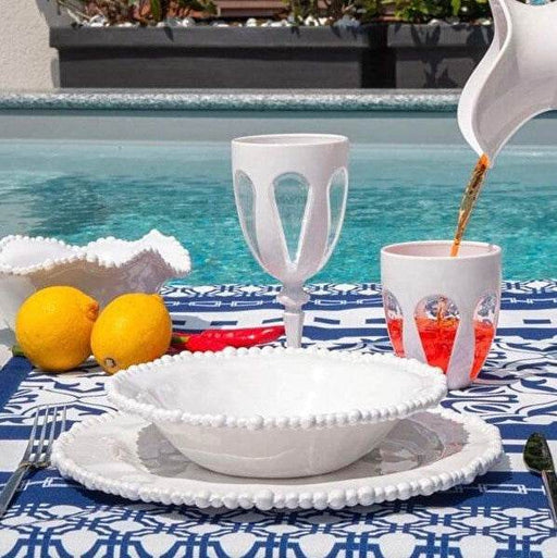 Joke Table & Kitchen Melamine Dinner Plate - White - Roomours