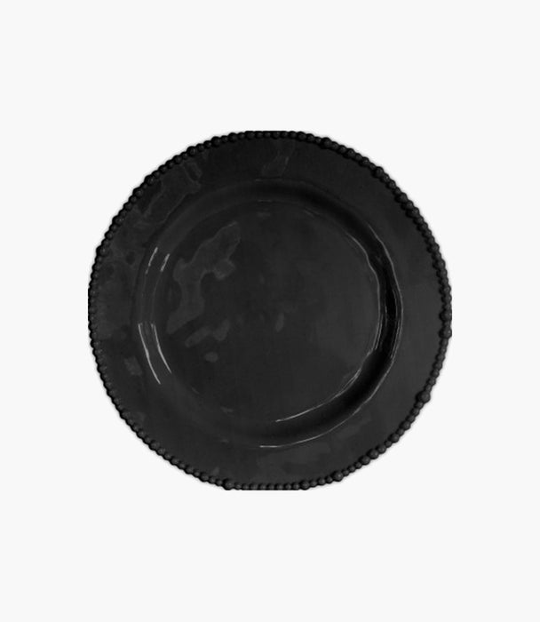 Joke Table & Kitchen Melamine Dinner Plate - Black