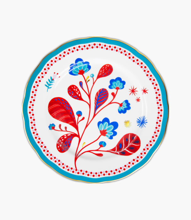 Mamma Mia Flower2 Dinner Plate - Porcelain Ø28cm