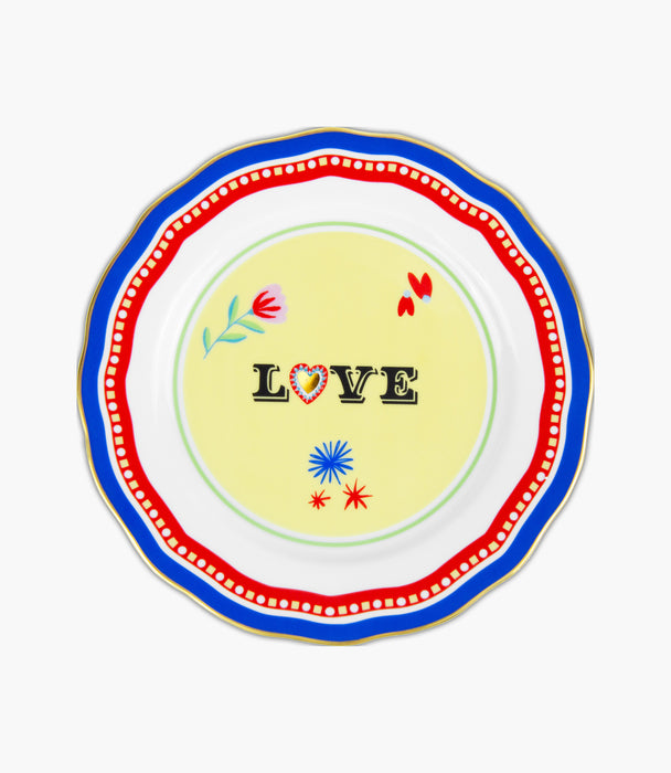 Mamma Mia Love Dessert Plate - Porcelain Ø22cm