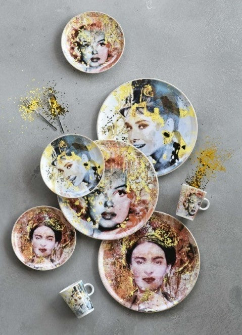 Memories Porcelain Dessert Plate Diam 21 - Frida