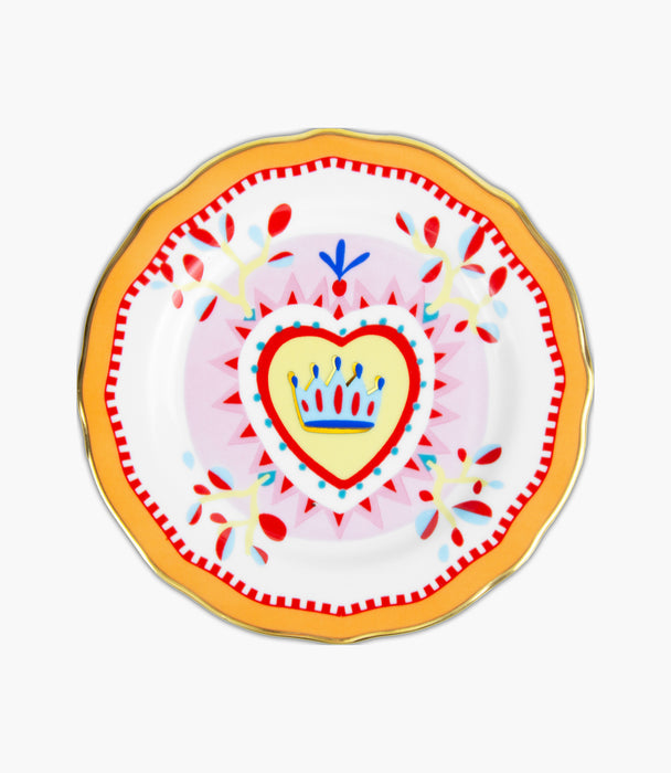 Mamma Mia Heart Small Plate - Porcelain Ø16cm