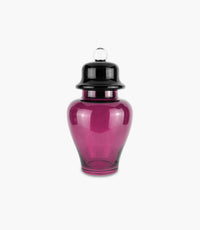 Vesti La Tavola Fucsia Cachemire Glass Potiche 16X31cm
