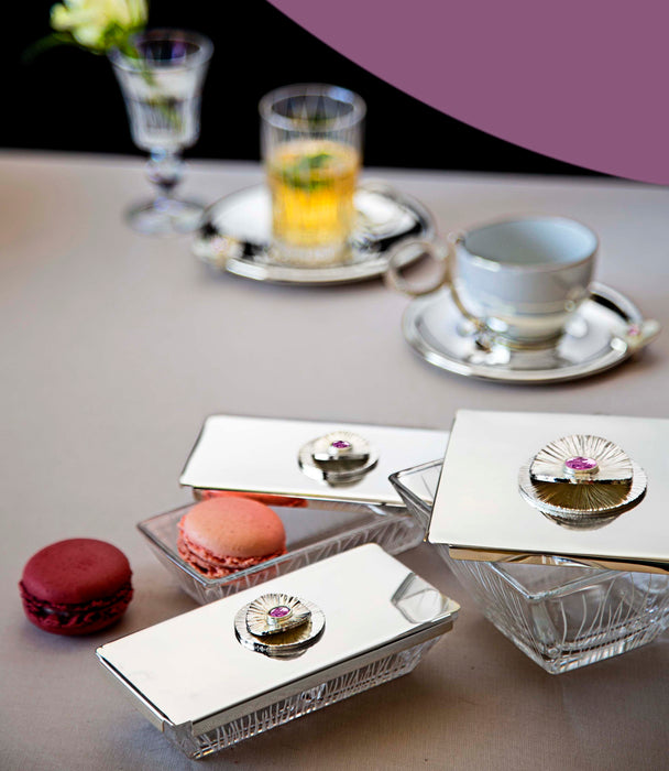 Petra Bowl With Cover 13x6cm Color