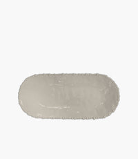 Joke Table & Kitchen Taupe Melamine Serving Plate 53x24 Cm