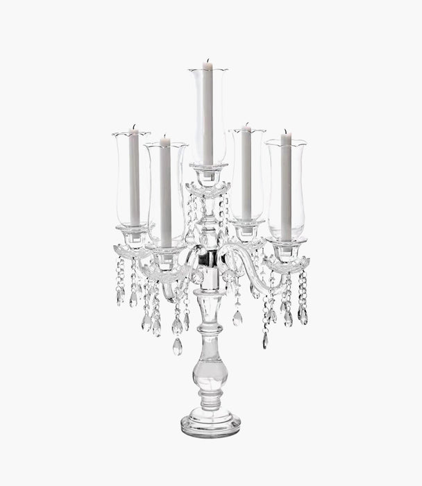 5 Arms Crystal candelabra 80cm