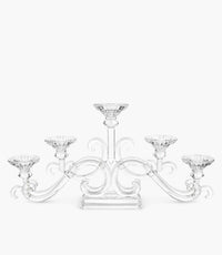 Candle Holders Crystal Glass 5 Arms 50*23cm