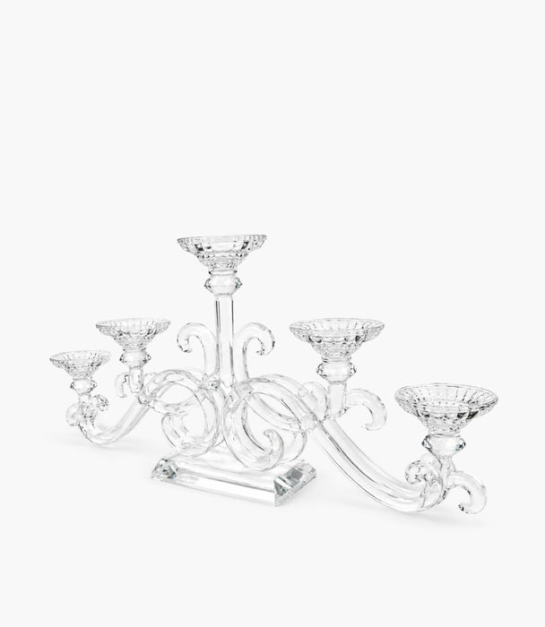 Candle Holders Crystal Glass 5 Arms 50*23cm