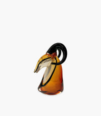 Ram Glass Sculpture 15×14×24 cm