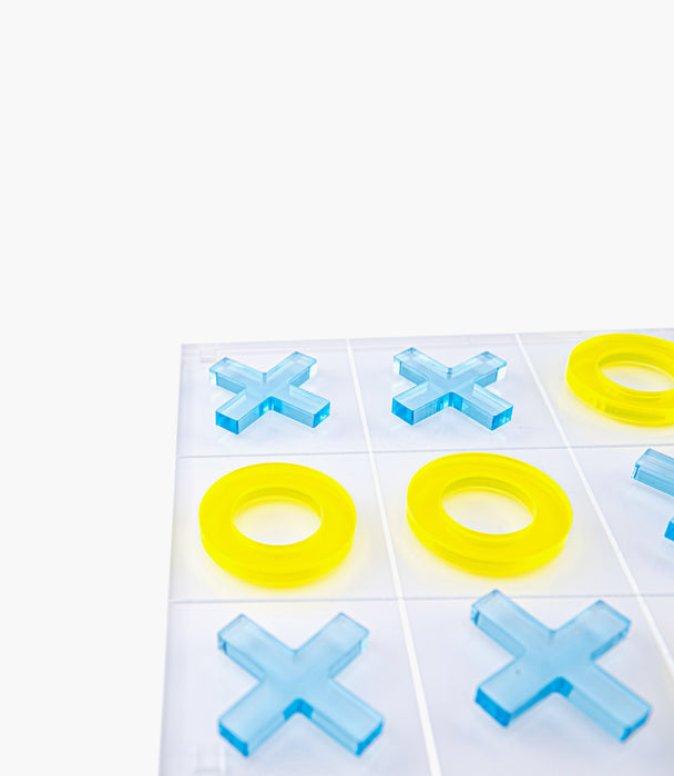 XO Game Décor Set Acrylic Teal & Yellow 30x30cm