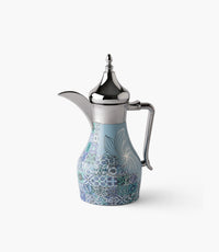 دلّة بلو تايلز ستانلس ستيل بزخارف ملونة