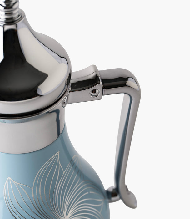 دلّة بلو تايلز ستانلس ستيل بزخارف ملونة