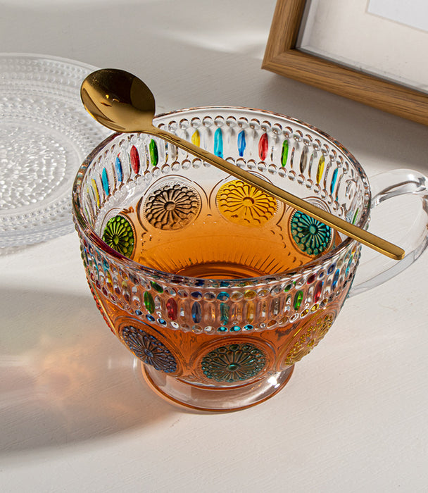 Sunflower Breakfast Bowl Glass 9*9*11cm