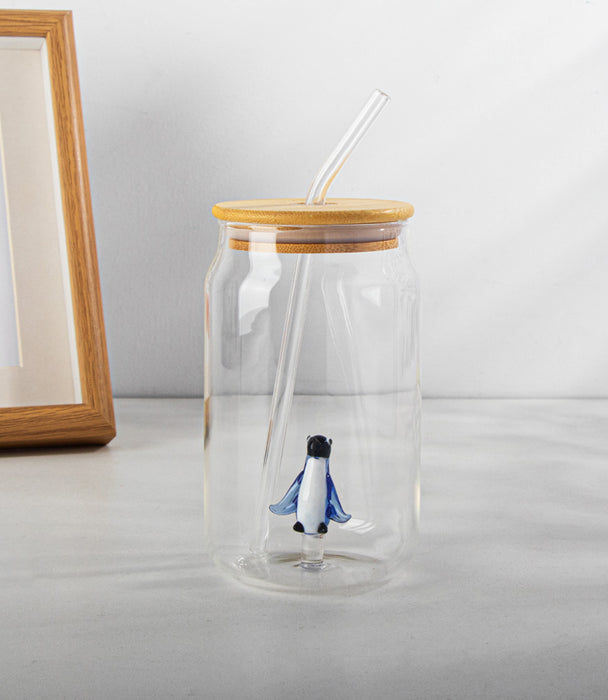 Coca Cola Cup Blue Penguin