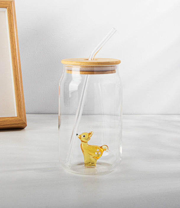 Coca Cola Cup Yellow Dear