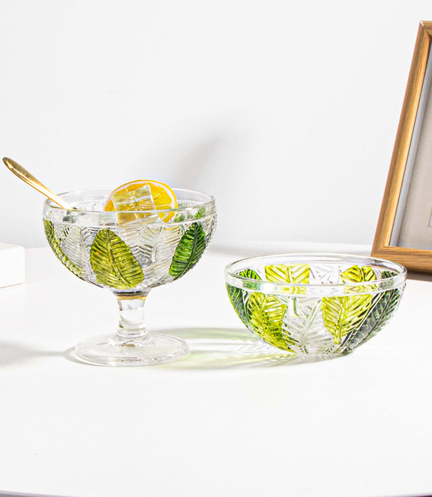 Leaf Ice Cream Bowl 11.5*11.5*11cm