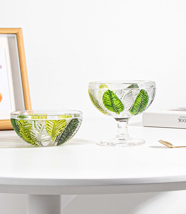 Leaf Ice Cream Bowl 11.5*11.5*11cm