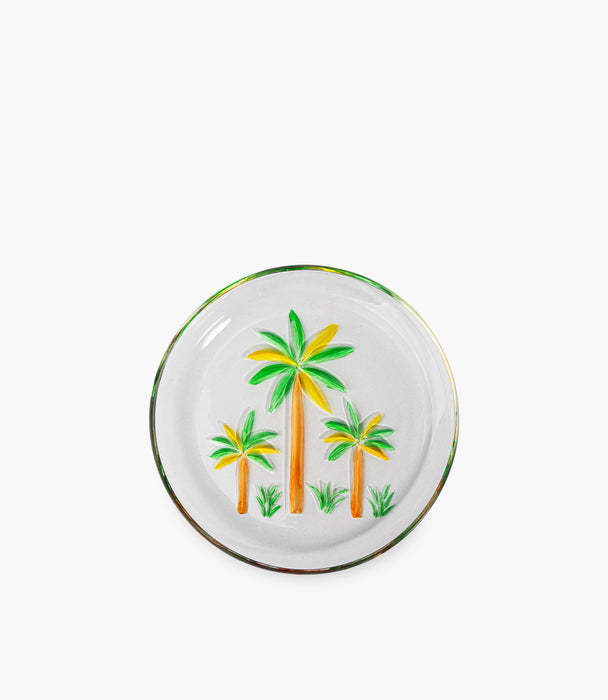 Palm Tree Plate 21*21*2cm