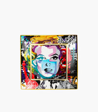 Street Art Porcelain Gift Tray 25X25 - Marilyn - Roomours