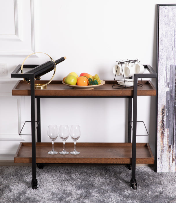 Stark Brown Serving Trolley 950*412*800H mm