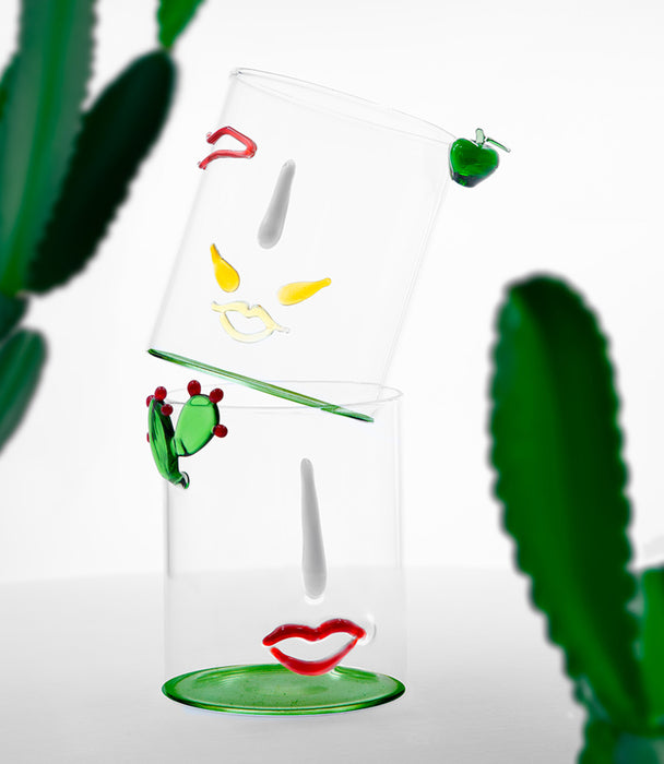 Romeo & Giulietta Set 2 Tumbler 8*8*9.5cm 370mL