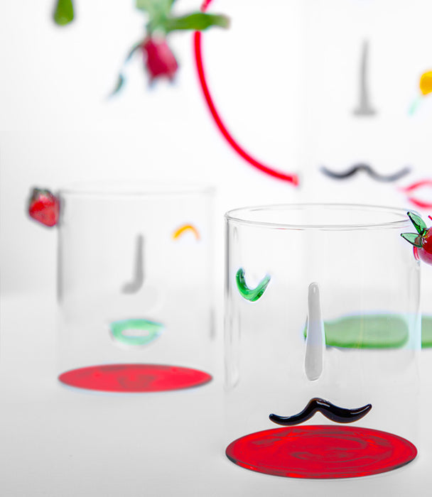 Romeo & Giulietta Set 2 Tumbler 8*8*9.5cm 370mL