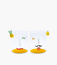 Romeo & Giulietta Set 2 Tumbler 8*8*9.5cm 370mL