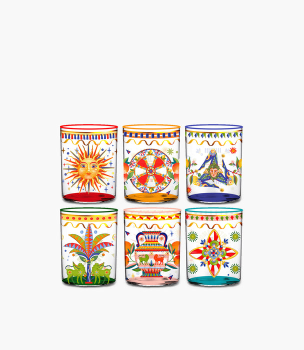 Dolce Vita Set 6 Tumbler 8*8*9.5cm 370mL