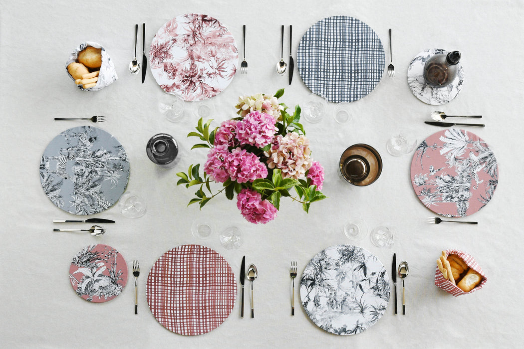 Vesti La Tavola Cotton Tablemat Diam. 34cm - Classic 6 - Roomours