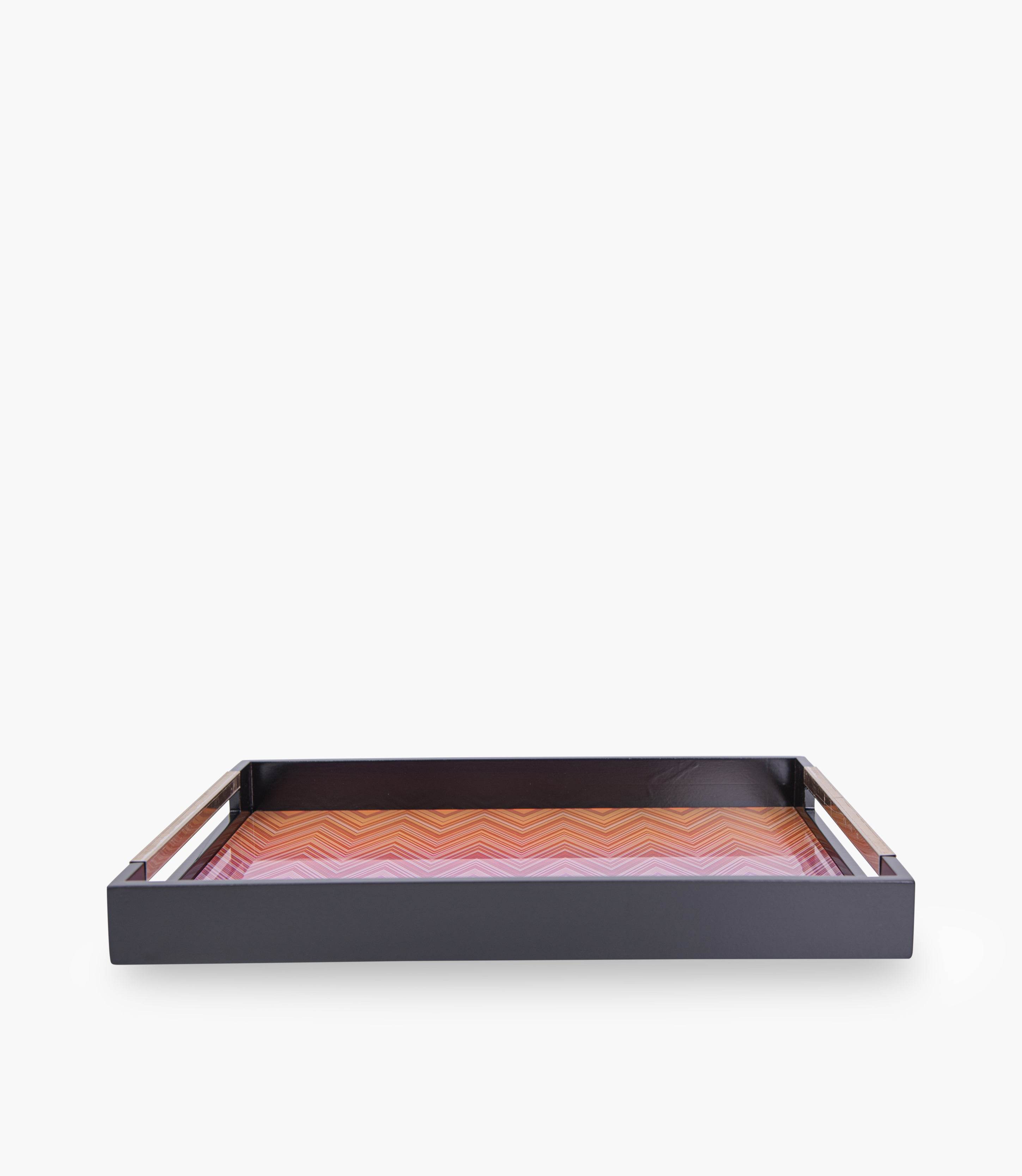 Longuette Light Color Gold Wooden Tray
 48.3*33.8*5 cm
