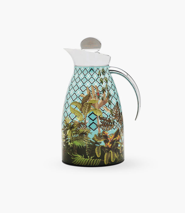 Amazonia 0.7L Thermos Silver Leaves Chrome