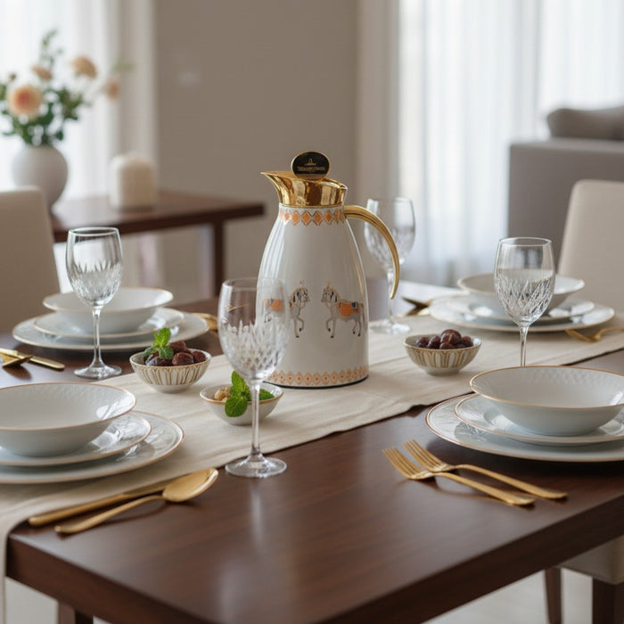 Pferd Amber Thermos Gold 1L