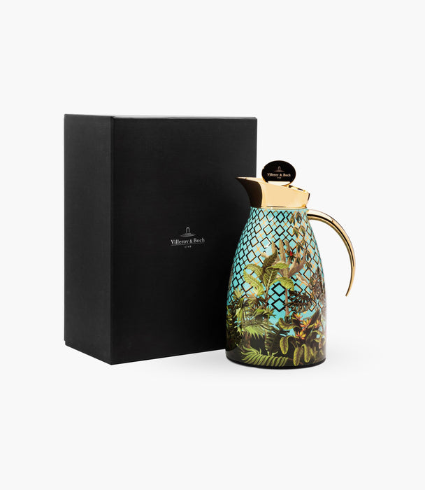 Amazonia 1L Thermos Gold Leaves Gold