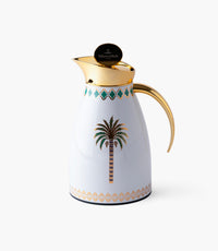 Palm Tree Gold Thermos 1L