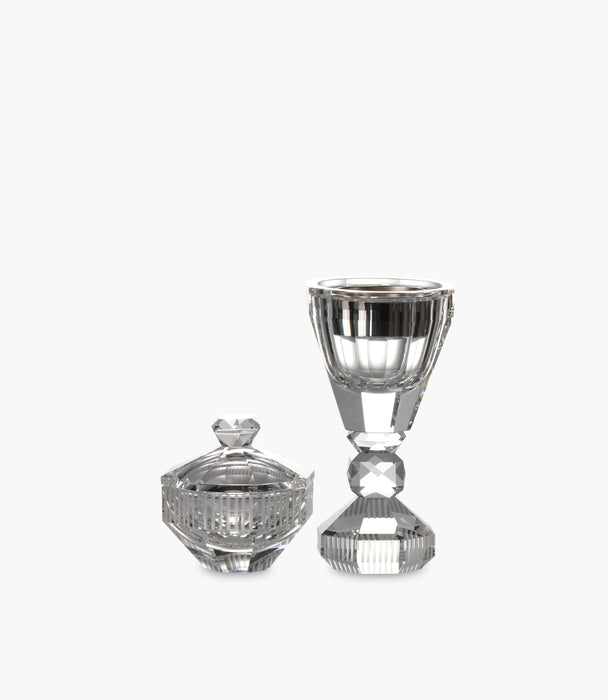 Canvas Incense Burner Crystal Clear 10x10x19.5Cm