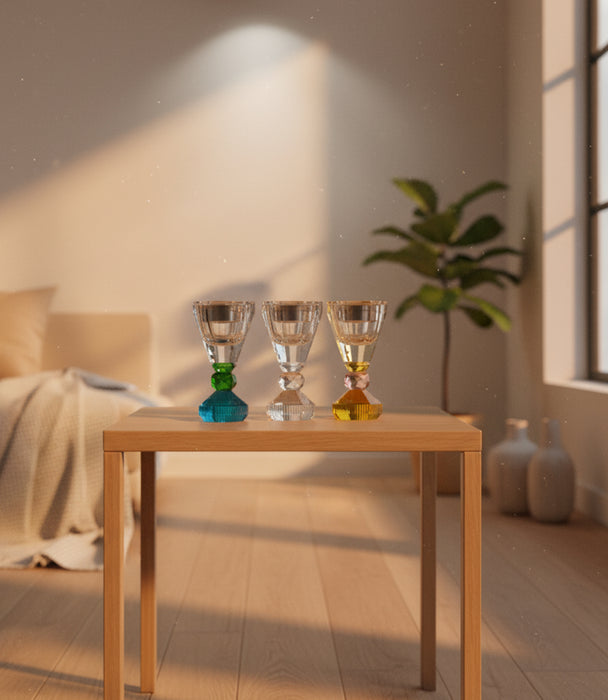 Canvas Incense Burner Crystal Clear 10x10x19.5Cm