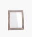 Tranquility Striped Hide Frame, Offwhite/Black 25x20cm - Roomours