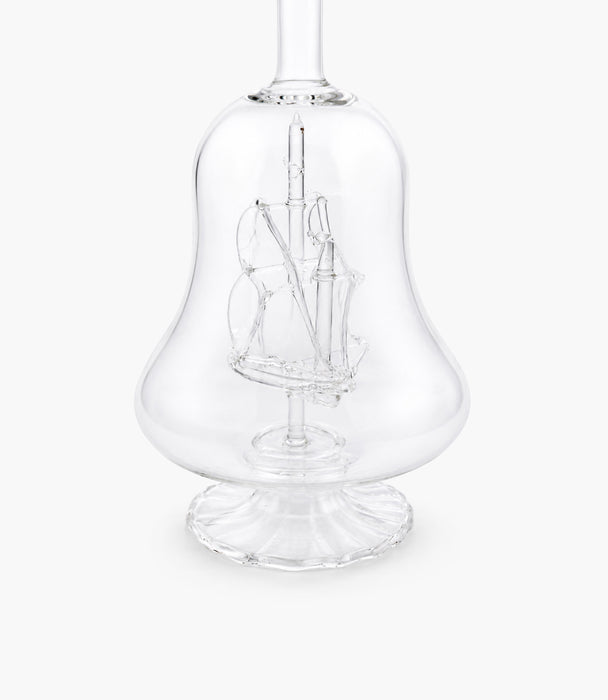 Eclectic Glass Bottle with Vessel, Jar shaped