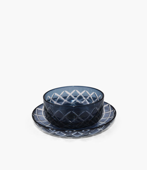 Celeste Azur Bowl & Plate Set of 6