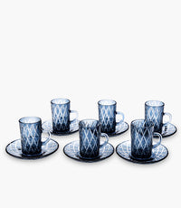 Celeste Azur Tea Cup W/Saucer Set of 6