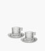 Chic & Zen - Cake Acrylic Set 2 Coffee Cup - Clear - Roomours
