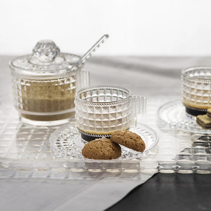 Chic & Zen - Cake Acrylic Set 2 Coffee Cup - Clear