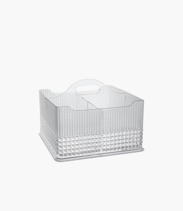 Chic & Zen Kitchen Cutlery Holder - Clear