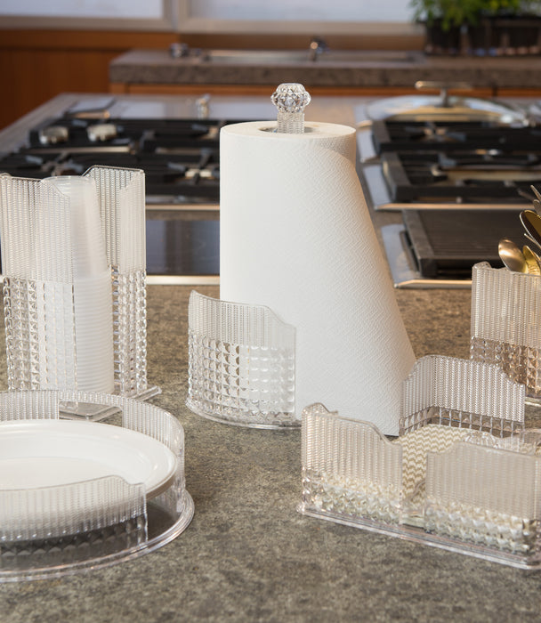Chic & Zen Clear Kitchen Cutlery Holder